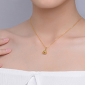 百泰首饰(BATAR JEWELLERY) 笑面小金佛项链